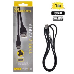 Usb cable type c 3.0 amp 1m