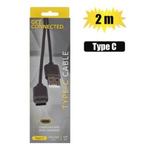 Usb cable type c 2.0 amp 2m