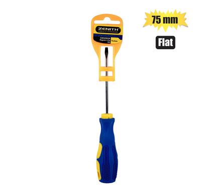 Screwdriver flat 3x75mm rub-grp m-tip
