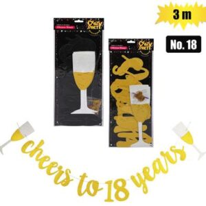 Party banner milestone 3m no-18