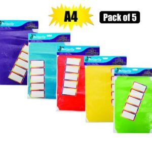 Book cover pre-cut a4 5 pk