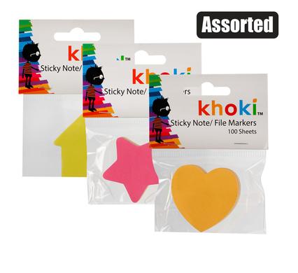 Note-pad self-stick file markers
