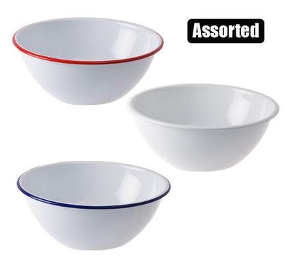 Mixing bowl enamel 16cm