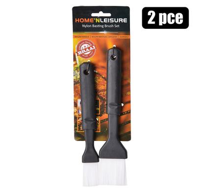 Bbq basting-brushes 2pce h&l