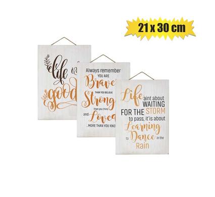Plaque mdf sign 21x30cm inspirational
