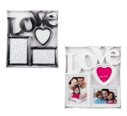 Picture-frame collage pl 3 love 31x25cm