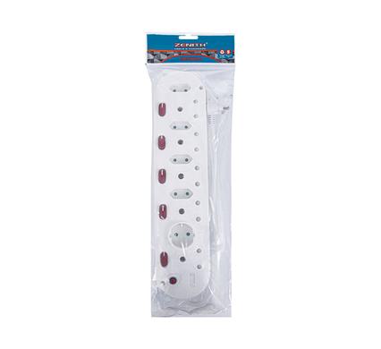 Multiplug 5x16a+5x2-p illum-switch znth