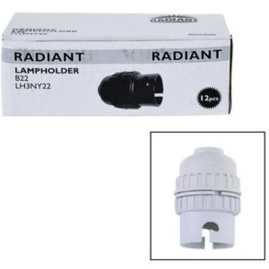 Lamp-holder cordgrip white bulk