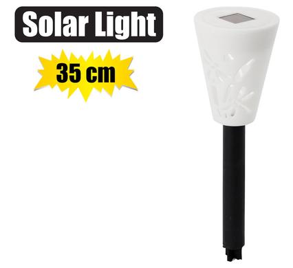 Solar garden light silhouette asstd 35cm