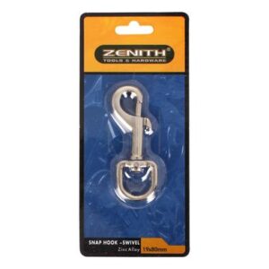 Snap-hook+swivel cp 19x 80mm