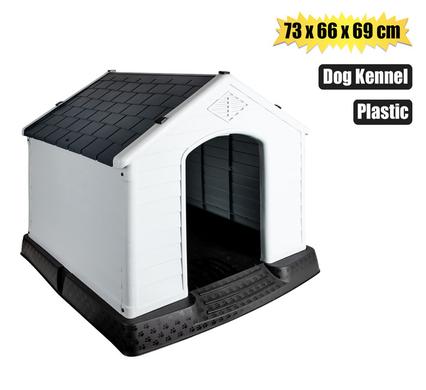 Pet dog kennel 73x66x69cm plastic