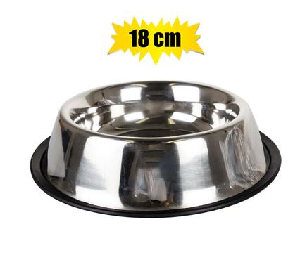 Pet dog/cat bowl s/s 18cm 32oz