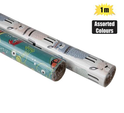 Gift-wrap 700mmx1m animal