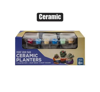 Art+craft paint your own planters
