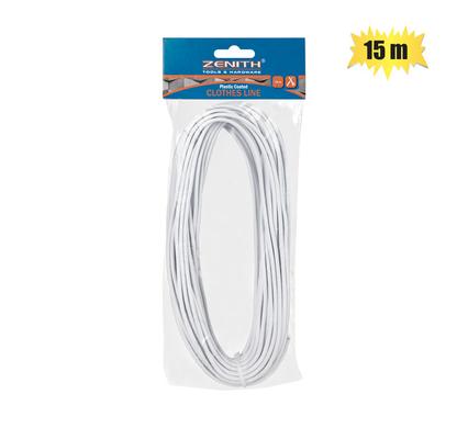 Clothes-line pl-coated 15m zenith