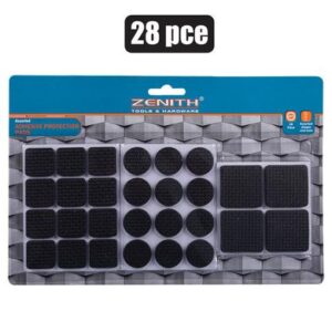 Protection-pads blk adh asstd 28pce