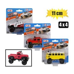 Maisto dinky 4x4 rebels asstd