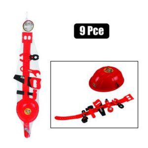 Boys playset tool kit fire rescue 9pc