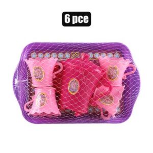 Play-set tea-set in basket 21.55x14cm