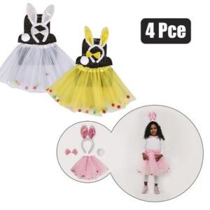 Dress up bunny set 4pc