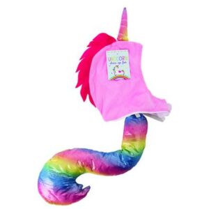 Dress up plush hood and tail unicorn