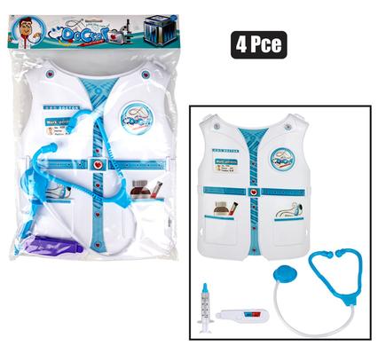 Dress up doctor kit 4pc