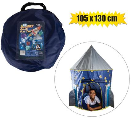 Play-tent pop-up rocket 105x130cm