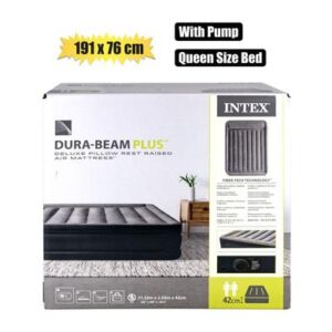 Intex air-bed d/b p/rest delux qn w/pump