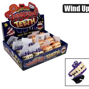 Novelty halloween wind up chatter teeth