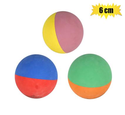 Novelty ball hi bounce 2 tone 6cm