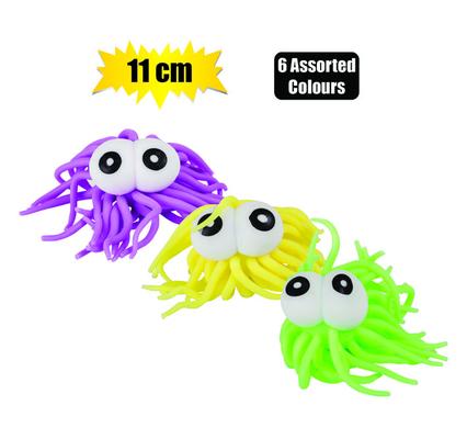 Novelty ball puffer spikey hair 11cm