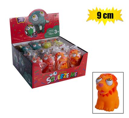 Novelty animals big eyes pop 9cm