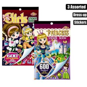 Sticker book dress-up