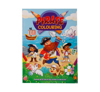 Book colouring pirate