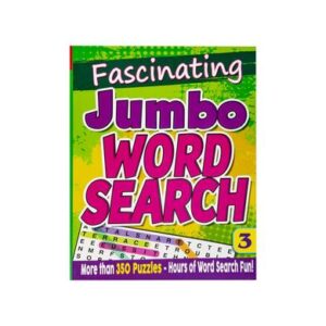 Book puzzle fascinating jumbo wordsearch