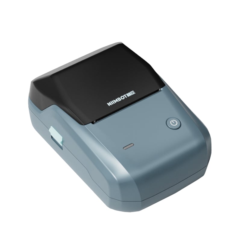 Niimbot B1 Portable Thermal Label Printer - Lake Blue - Image 3