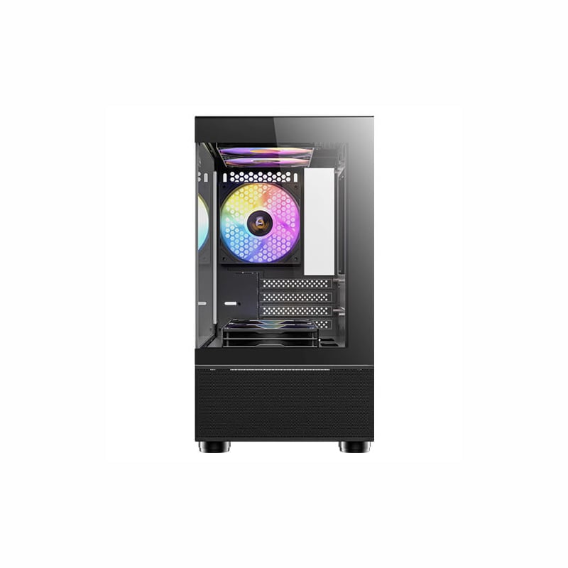 Antec CX200M Elite Micro-ATX | ITX RGB Mini-Tower Gaming Chassis - Black - Image 3