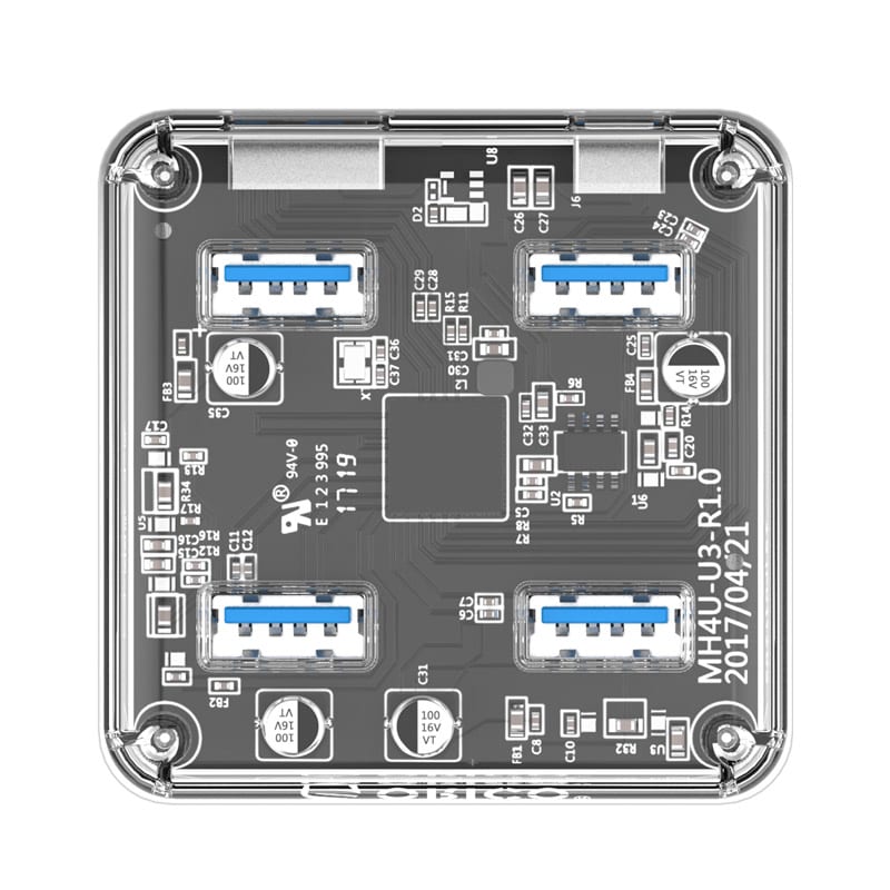 ORICO 4 Port USB3.0 Transparent Hub - Image 2