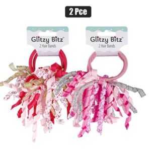 Hair band elastic twirly 2pc