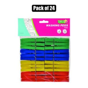 Washing pegs pl 70mm pack-24