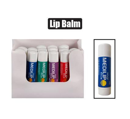 Lip balm 4.8g medilip 4-assorted