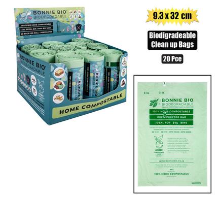 Bonnie bio bags biodegrade 3-5l-20's