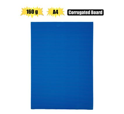 Art+craft a4 corrugated board 160gsm blu