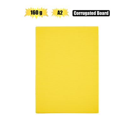 Art+craft a2 corrugated board 160gsm yel