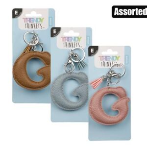 Keychain alpha faux-leather g