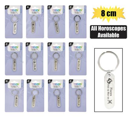 Keychain horoscope metal 8cm