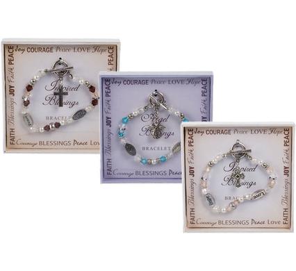 Orn trinket bracelet blessing asst
