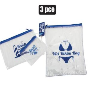 Beach bag swimwear 3pc 29x20/21x17/14x9