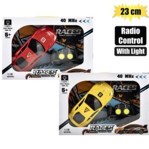 Battery operated rc car w/light 23cm