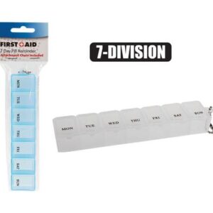 Pill-reminder 7-divisions